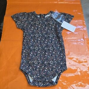 Nwt! Jamie Kay Cap Sleeve Bodysuit In Winter Beauty Size 1yr